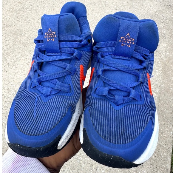 Nike Star Runner 4 Little Kids Athletic Shoes Toddler Boy Size 12 Blue - Picture 7 of 13